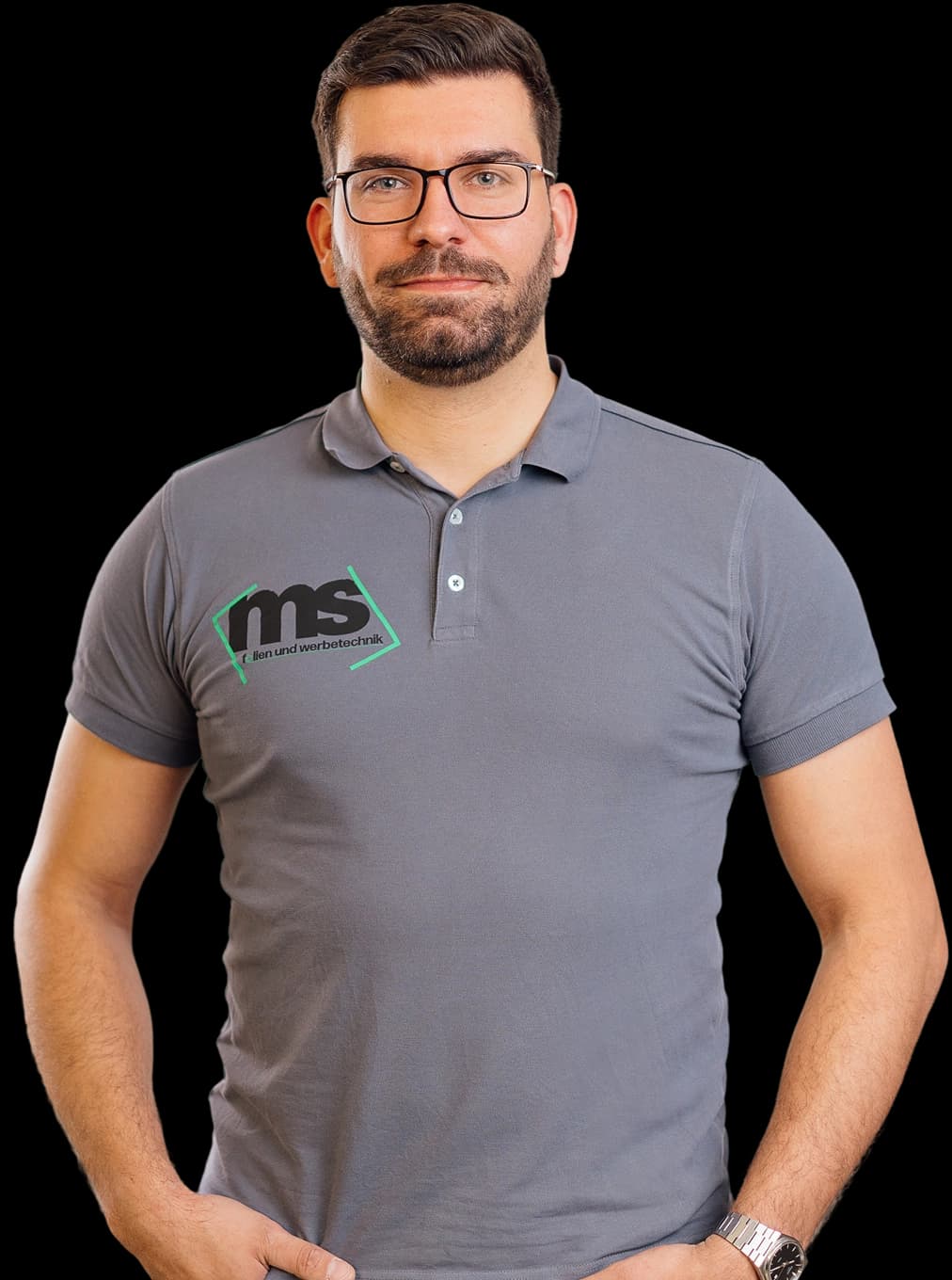 Martin Saalfeld, Geschäftsführer von MS Folien und Werbetechnik